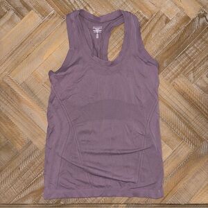 Athleta Purple Sleeveless Cut Out Tank Top